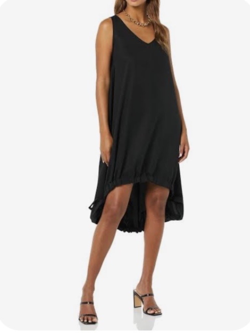 TEREA Brielle Adjustable Hem Mini Tank Dress